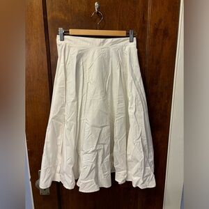 Hell Bunny White Circle Skirt